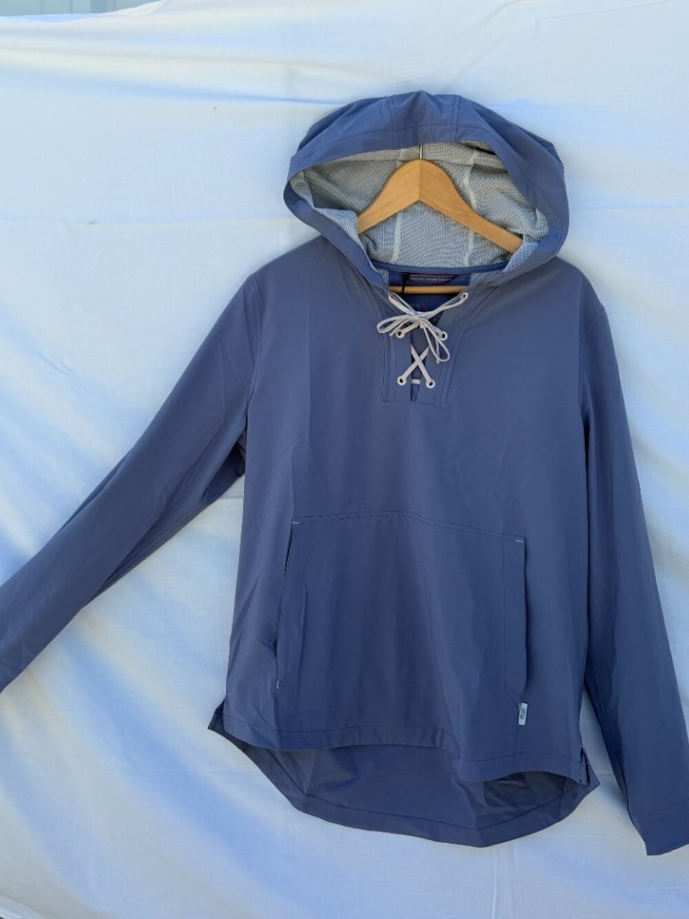 Stio Women's CFS Sun Hoodie XL Hazy Gray UPF 50 Pullover NWOT Nautical